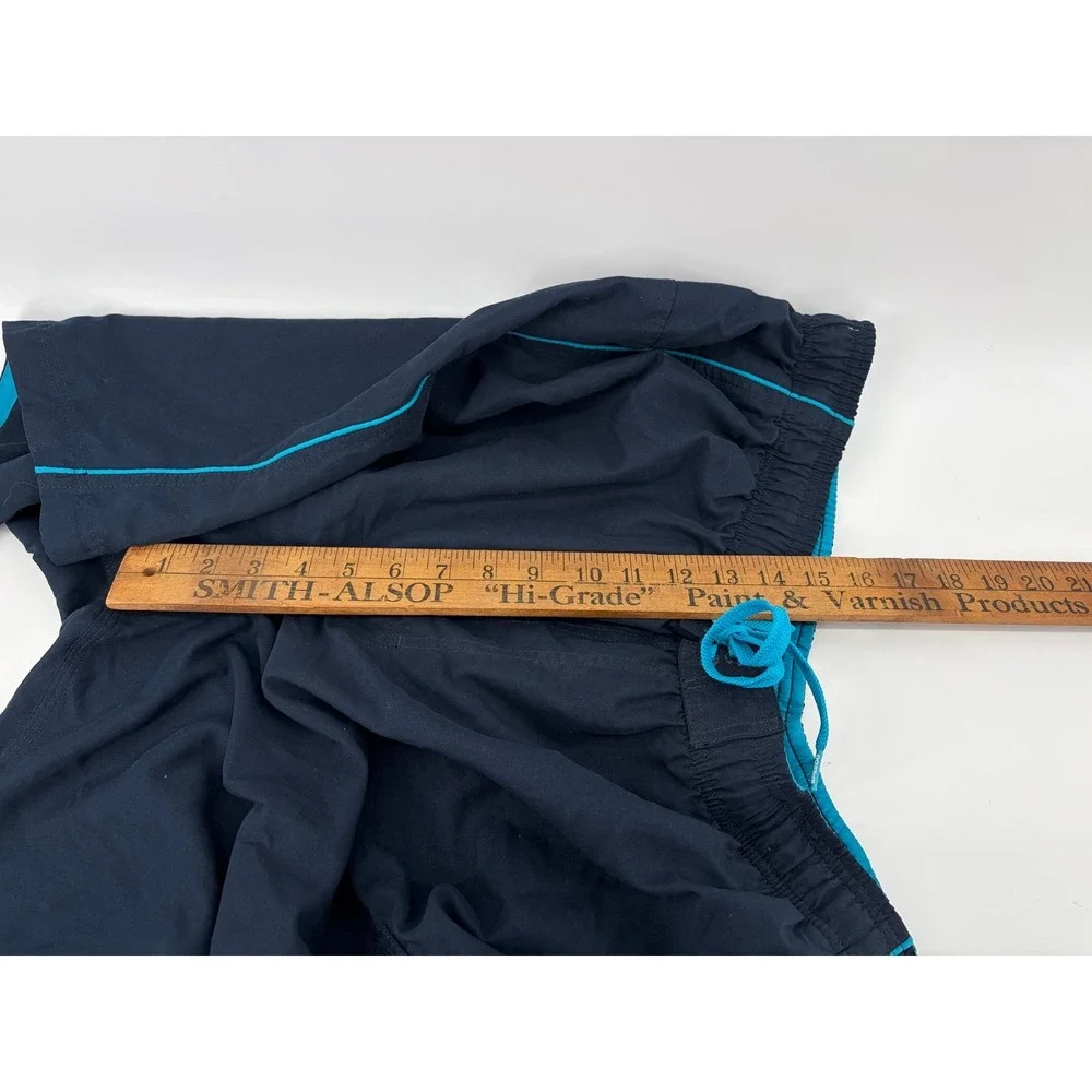 Speedo Navy Swim Trunks Lined Board Shorts Pockets Summer Beach, Men's Size XL